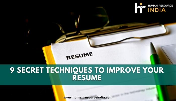 tips to make and improve your resume more professionally enhanced